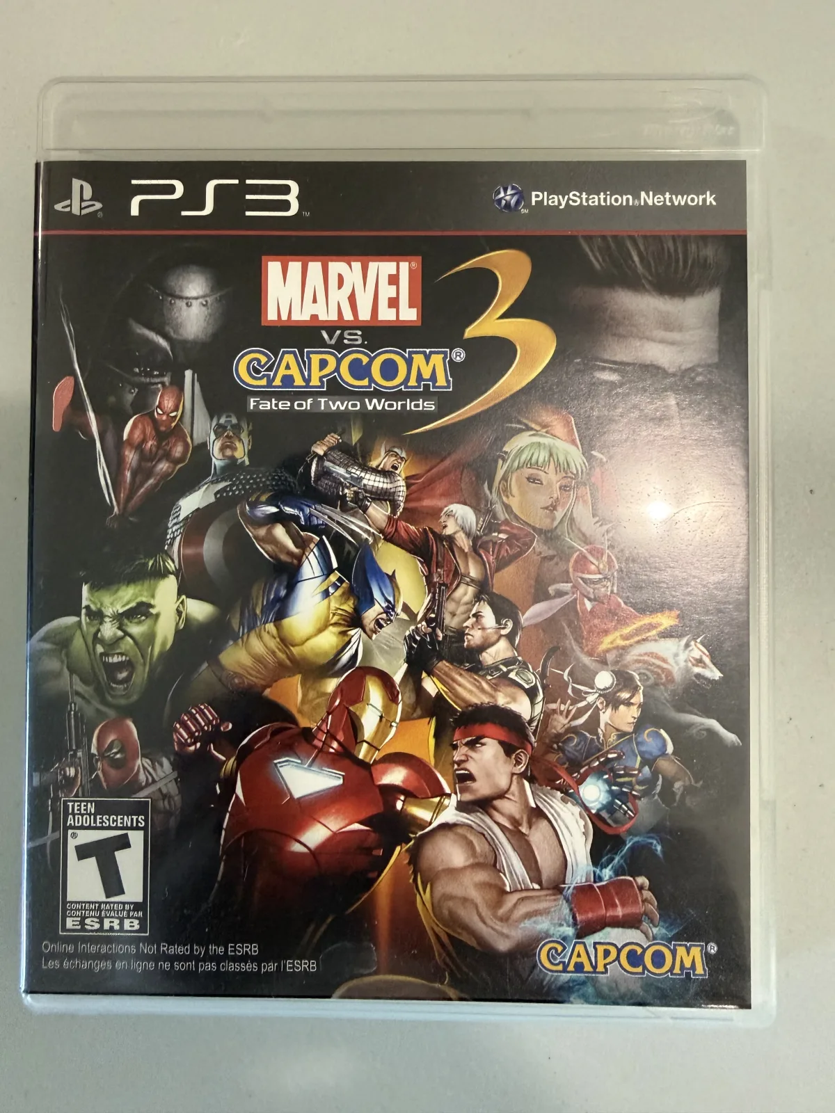 Marvel vs. Capcom 3: Fate of Two Worlds – PS3 – Used