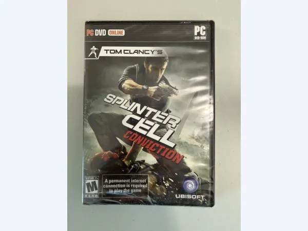Tom Clancy’s Splinter Cell: Conviction – PC DVD – Brand New Sealed