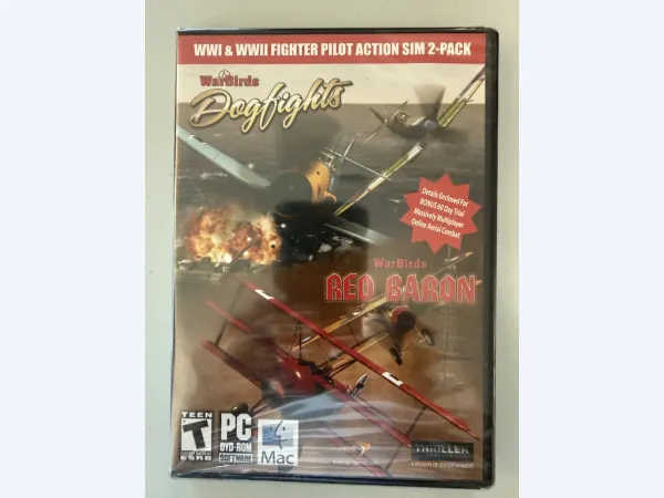 WarBirds: Dogfights – Red Baron – PC DVD – Brand New Sealed