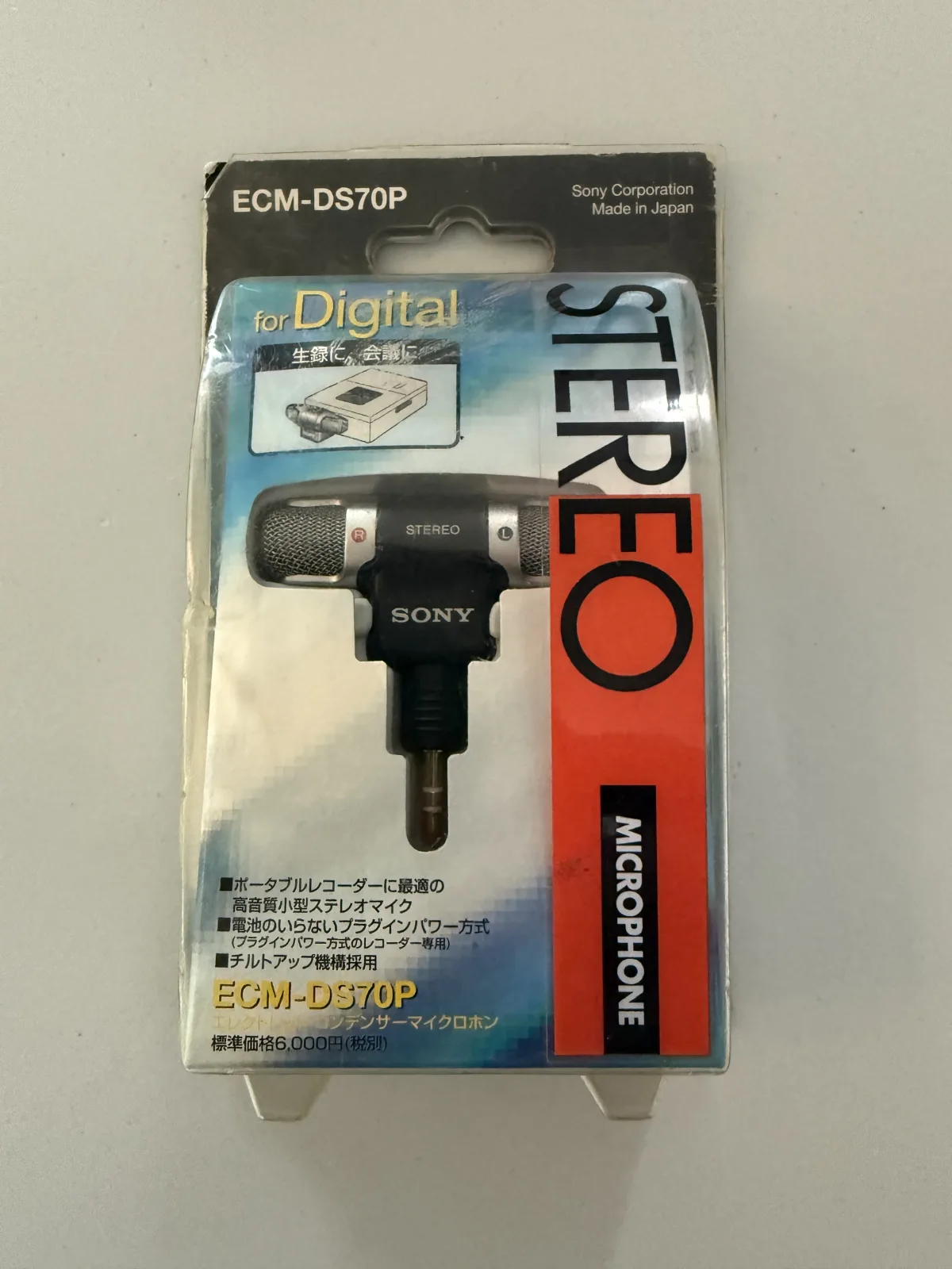 Sony ECM-DS70P Stereo Microphone – 3.5mm – Used